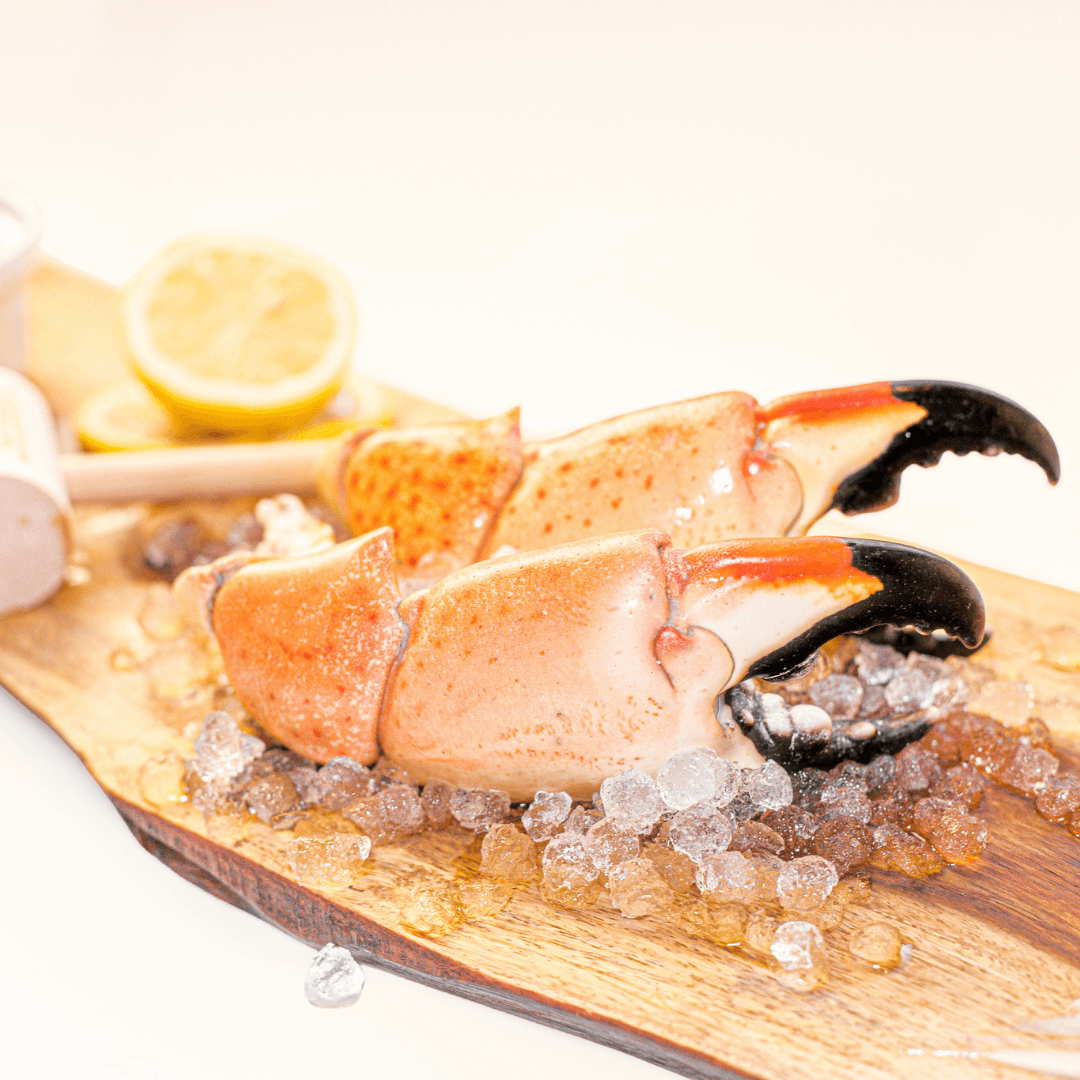 How many stone crab claws per person